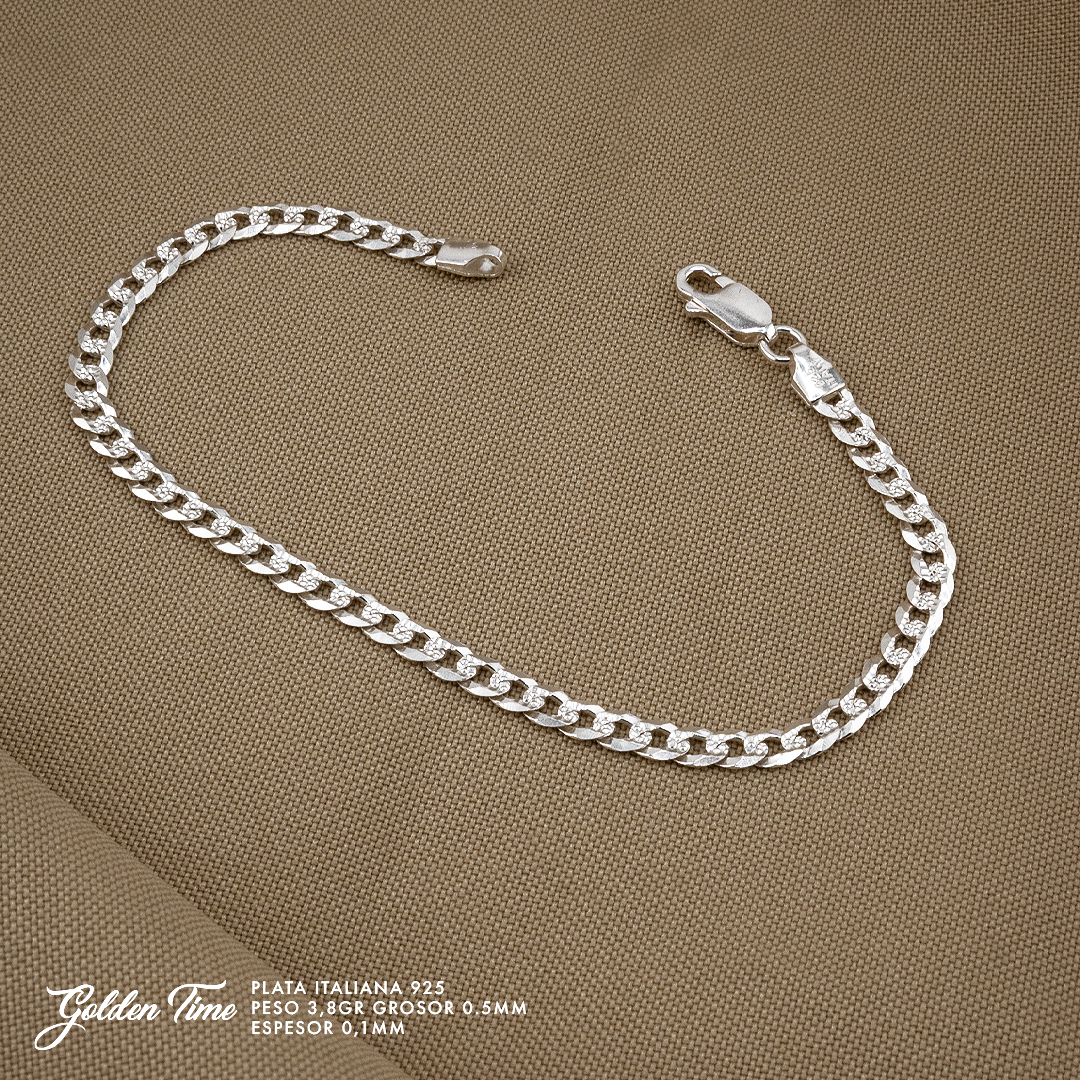 PULSERA CUBANA PESO 3,8 GR GROSOR 0,5 MM