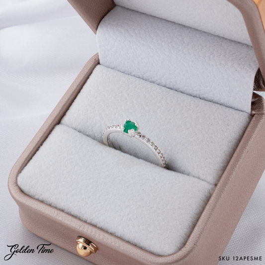 ANILLO CON ESMERALDA 12APESME