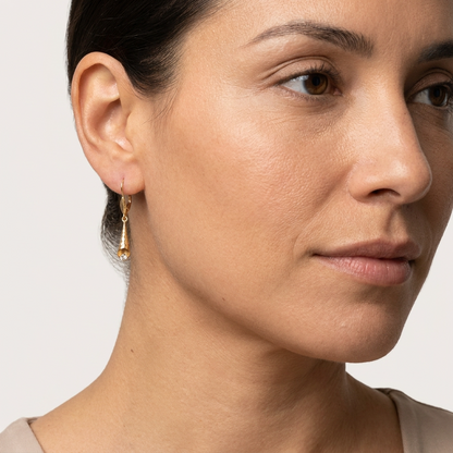 ARETES LÁGRIMA CON CIRCÓN