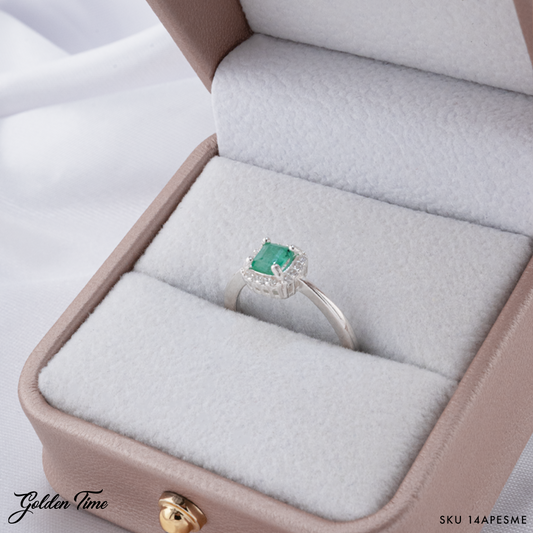 ANILLO CON ESMERALDA 14APESME