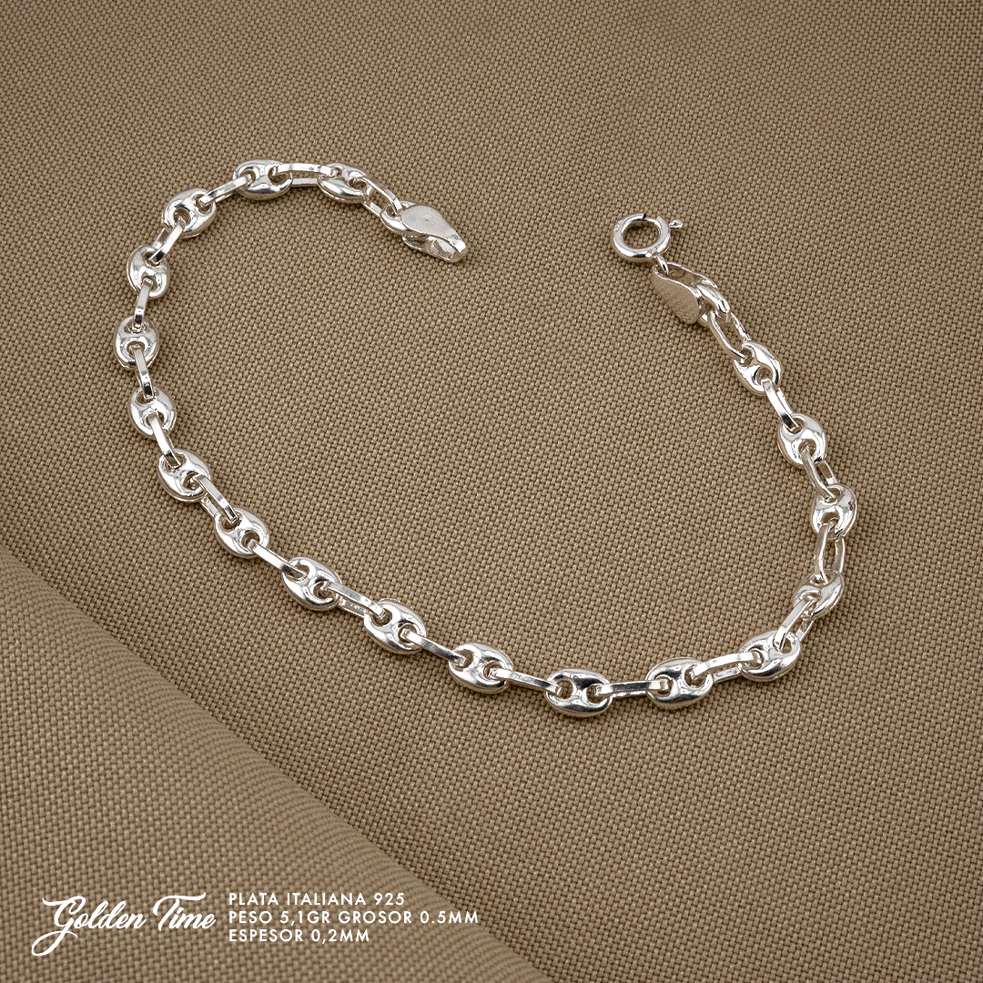 PULSERA GUCCI PESO 5,1 GR GROSOR 0,5 MM