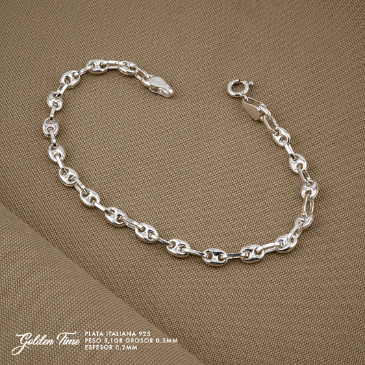 PULSERA GUCCI PESO 5,1 GR GROSOR 0,5 MM