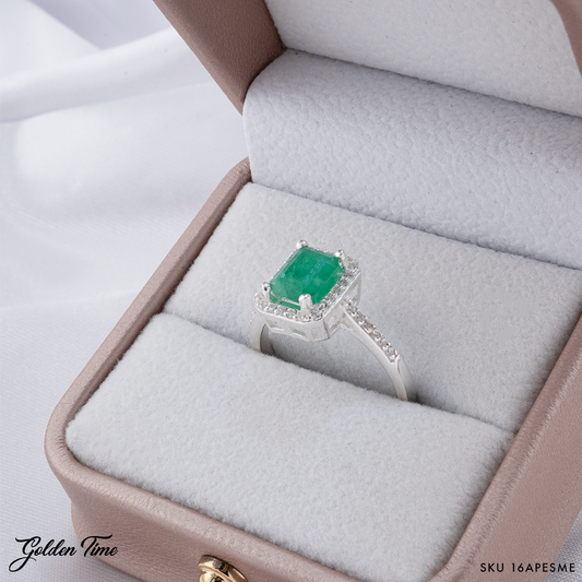 ANILLO CON ESMERALDA 16APESME