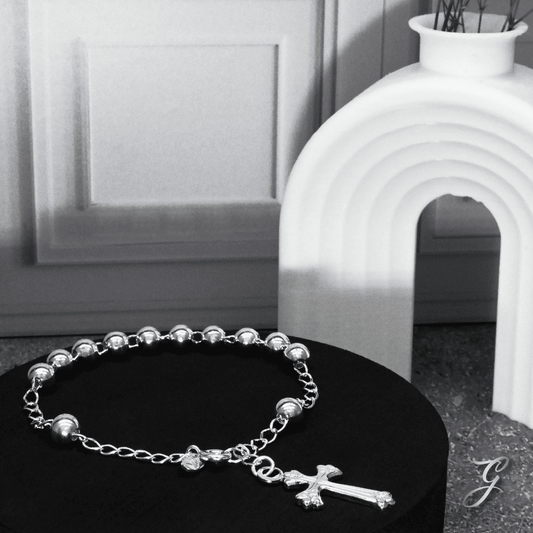 PULSERA DENARIO PLATINO