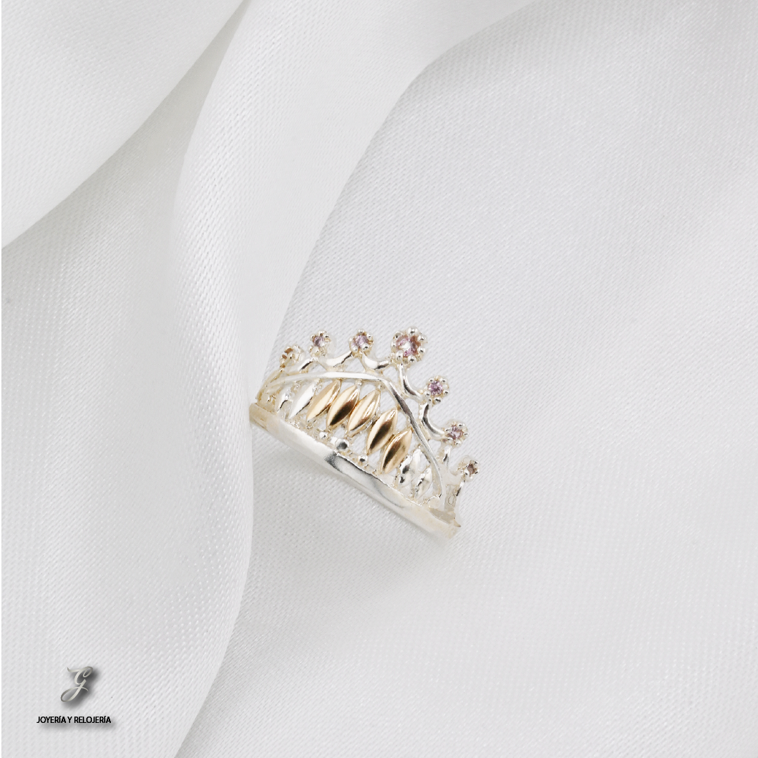 ANILLO CORONA VÍA LÁCTEA 15