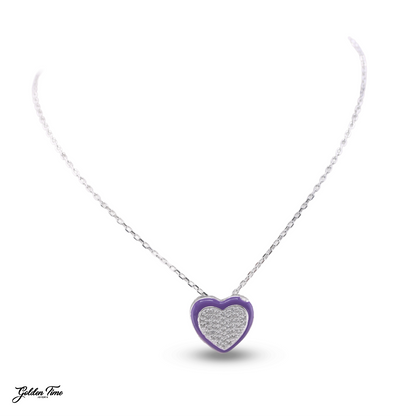 CADENA CORAZÓN INFINITO AMOR