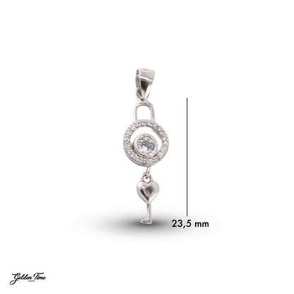 DIJE CANDADO Y LLAVE ESENCIA