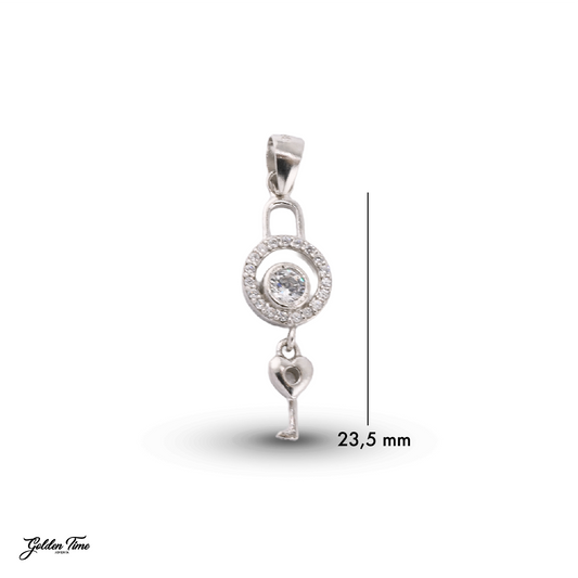 DIJE CANDADO Y LLAVE ESENCIA