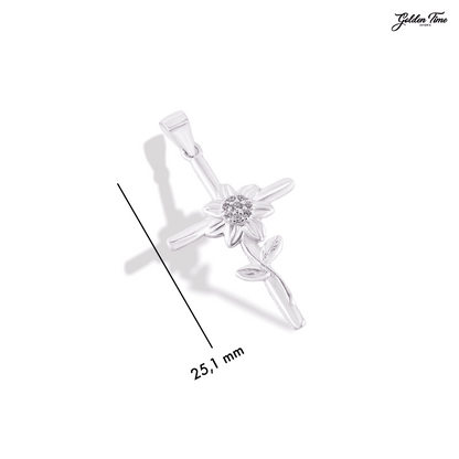 DIJE CRUZ GIRASOL DE ESPERANZA