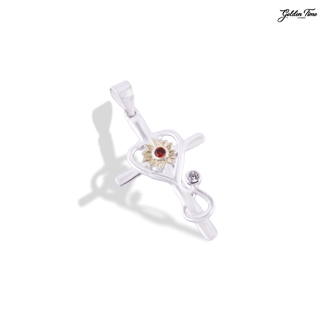 DIJE CRUZ VIDA Y NATURALEZA