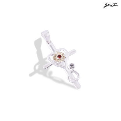 DIJE CRUZ VIDA Y NATURALEZA