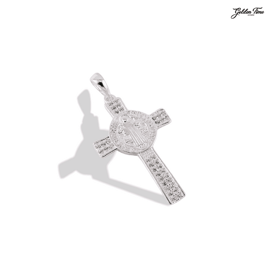 DIJE CRUCIFIJO "PROTECCIÓN DE SAN BENITO"