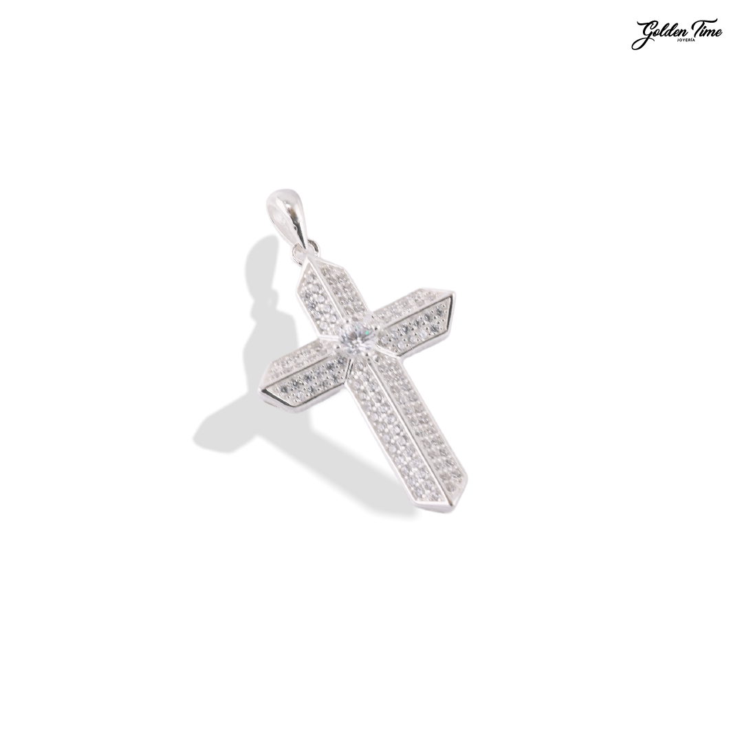 DIJE CRUZ CATEDRAL BRILLANTE