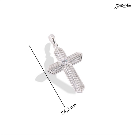 DIJE CRUZ CATEDRAL BRILLANTE