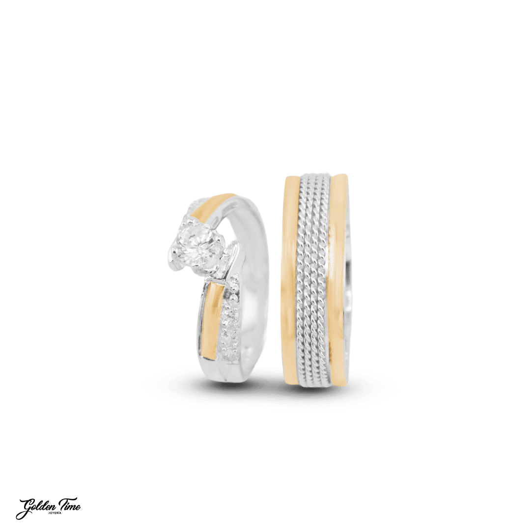 ARGOLLAS ORO Y PLATA.