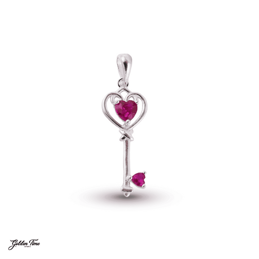 DIJE LLAVE CORAZÓN PASIÓN