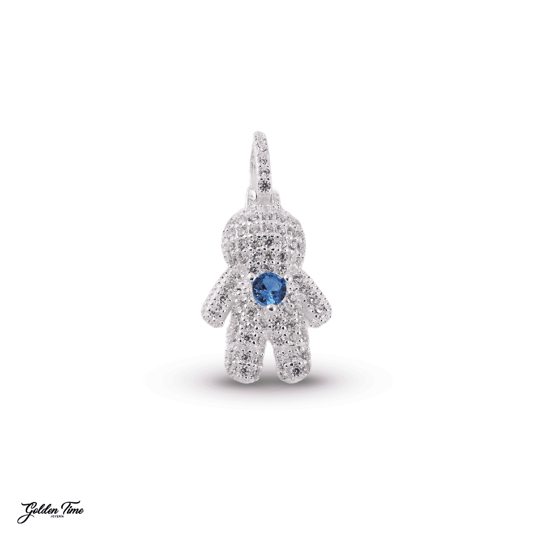 DIJE MUÑECO SNOWY "BLUE HEART"