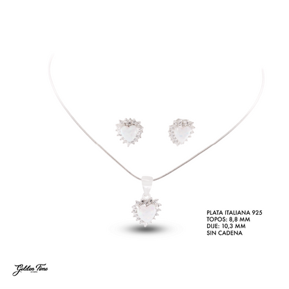 JUEGO CORAZÓN CRISTAL