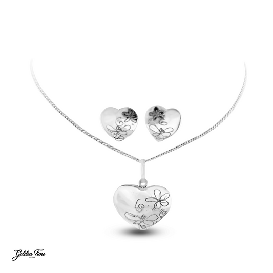 JUEGO CORAZÓN FLORAL