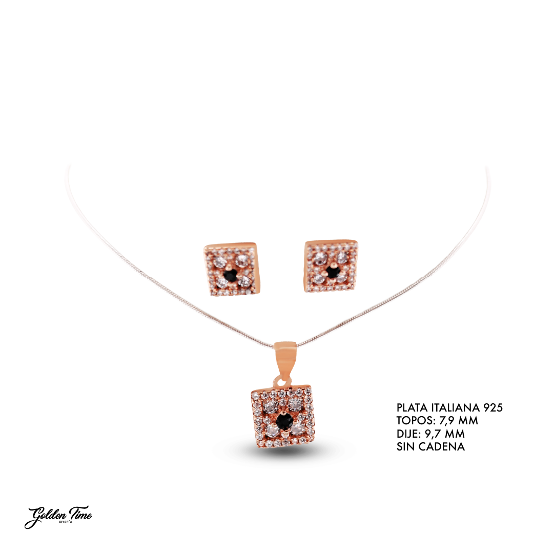 JUEGO CUADRADO ROSÉ