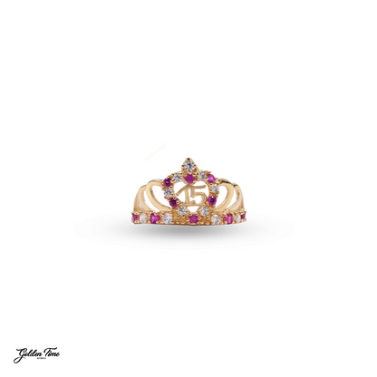 ANILLO QUINCE ROSA