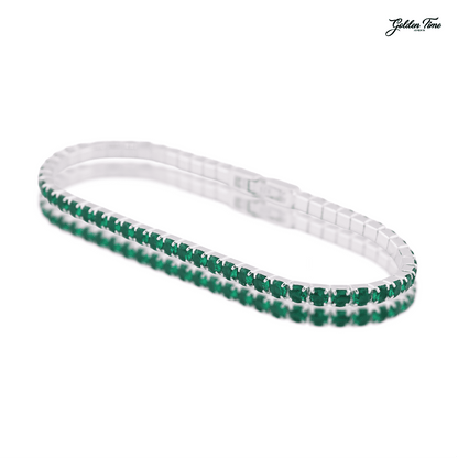 PULSERA TENNIS VIBRANT GREEN