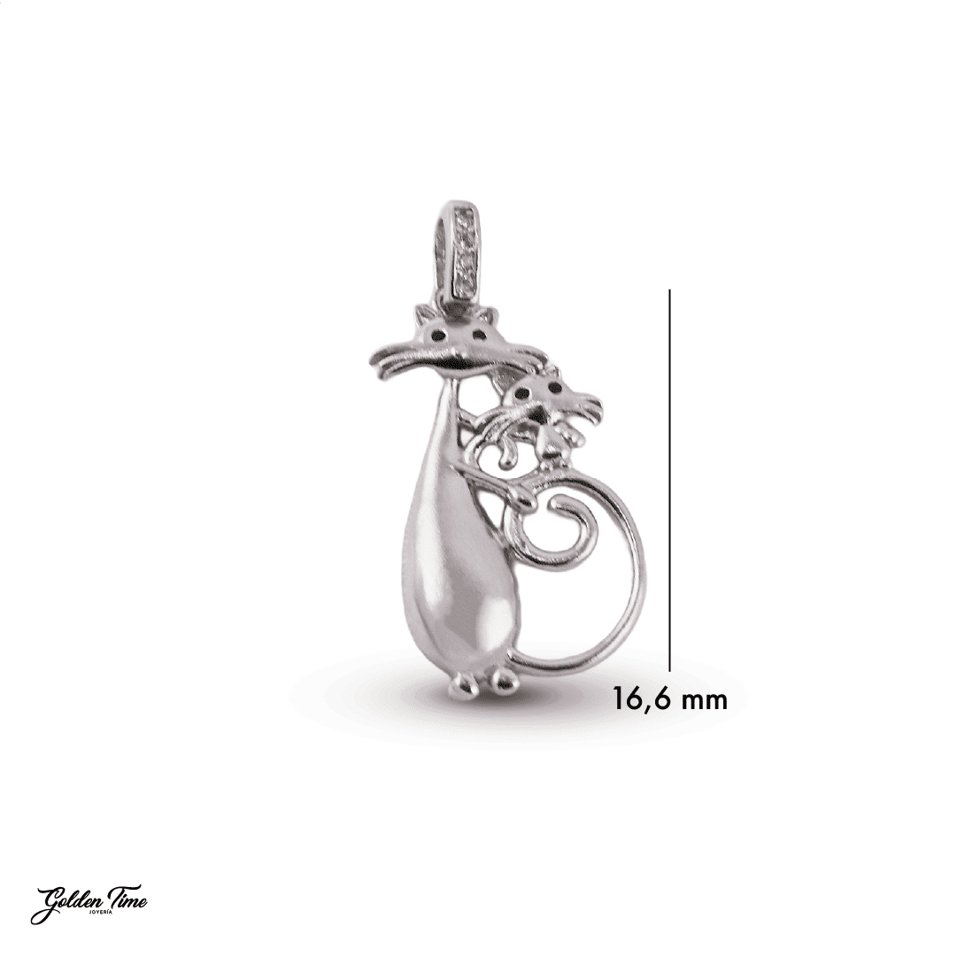 DIJE GATITOS "VÍNCULO ETERNO"