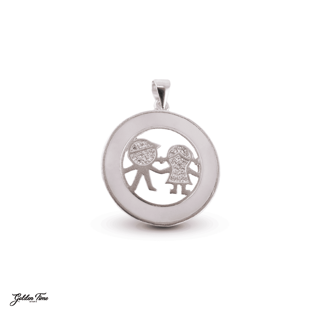DIJE MEDALLA "VÍNCULO DE AMOR"