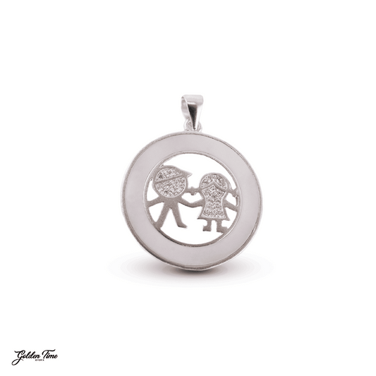 DIJE MEDALLA "VÍNCULO DE AMOR"