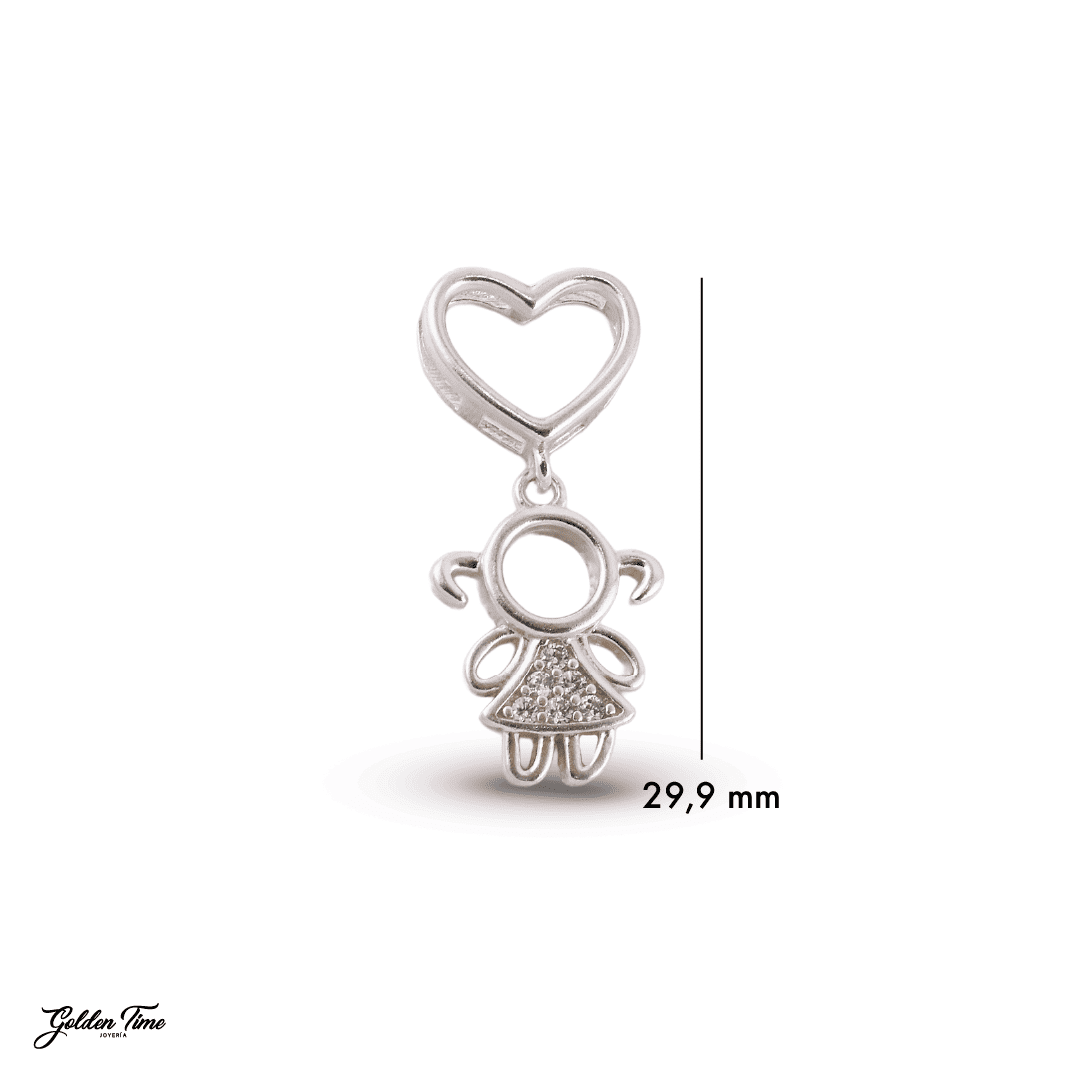DIJE NIÑA "DULCE CORAZÓN"