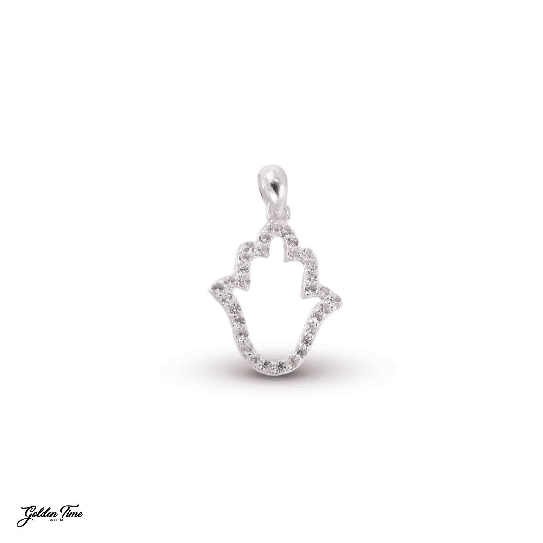 DIJE MANO DE HAMSA "PROTECCIÓN Y LUZ"