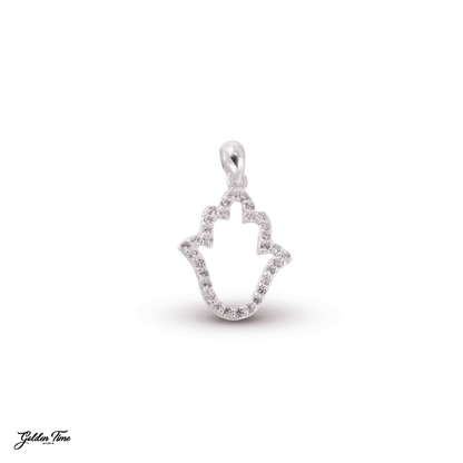 DIJE MANO DE HAMSA "PROTECCIÓN Y LUZ"