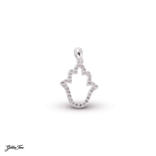 DIJE MANO DE HAMSA "PROTECCIÓN Y LUZ"