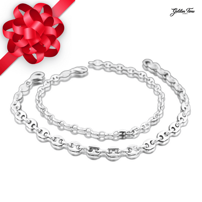 JUEGO PULSERAS BRILLO