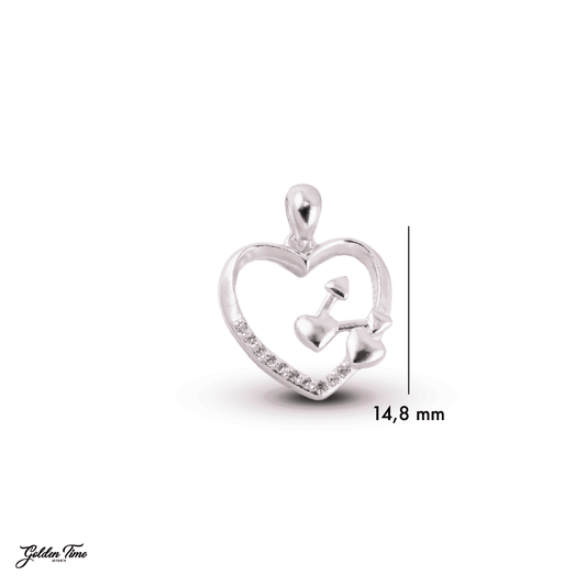 DIJE CORAZÓN "FLECHAZO DE AMOR"