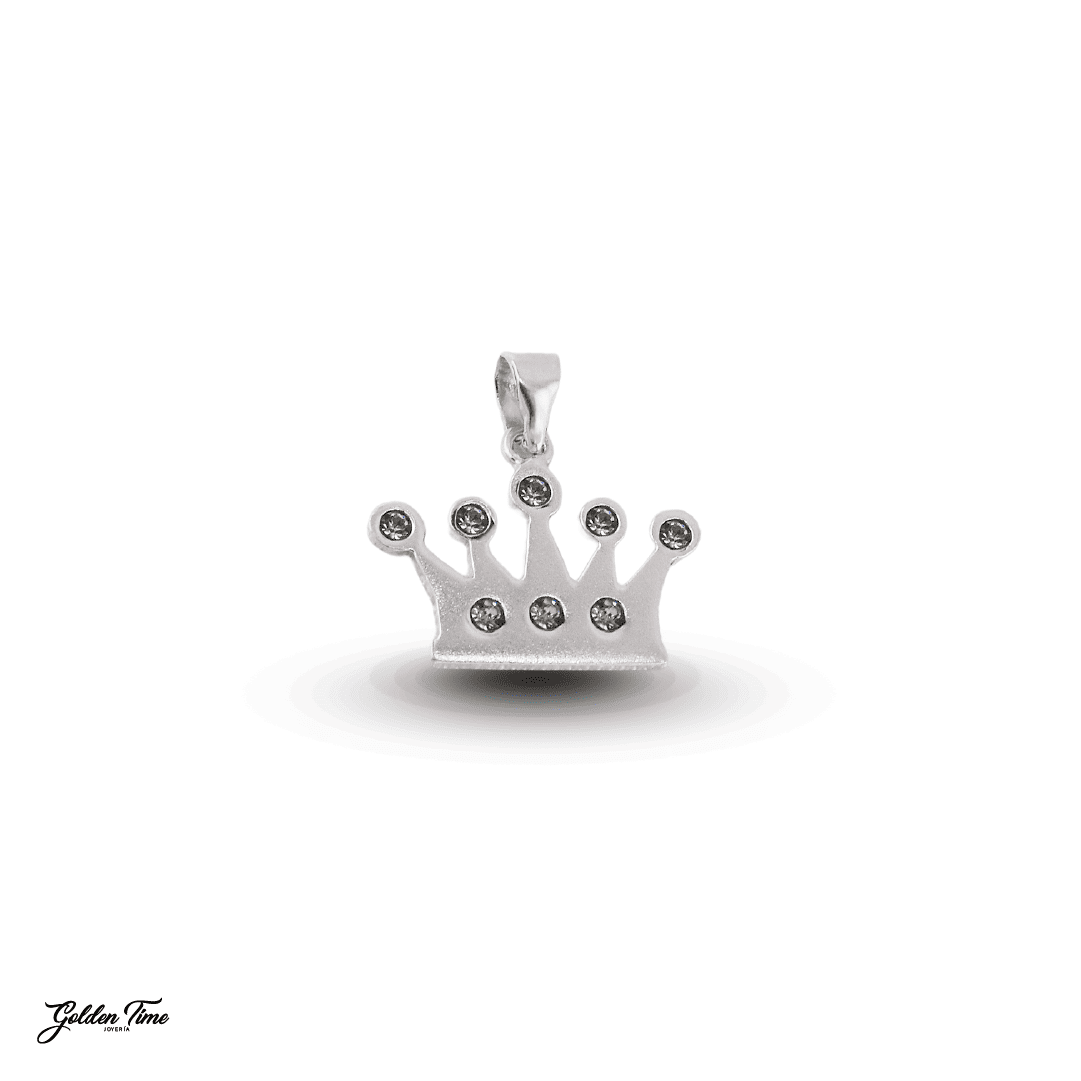 DIJE CORONA REAL BRILLANTE