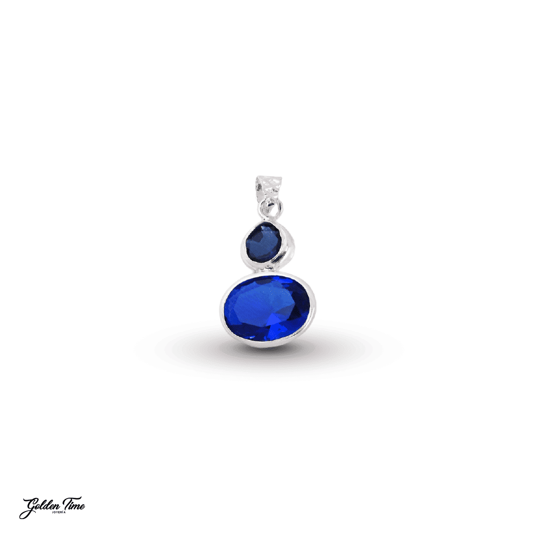 DIJE DÚO AZUL PROFUNDO