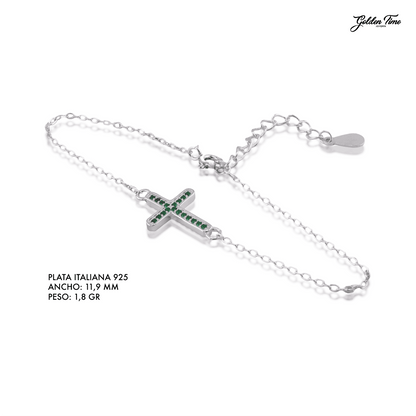 PULSERA CRUZ DÚO