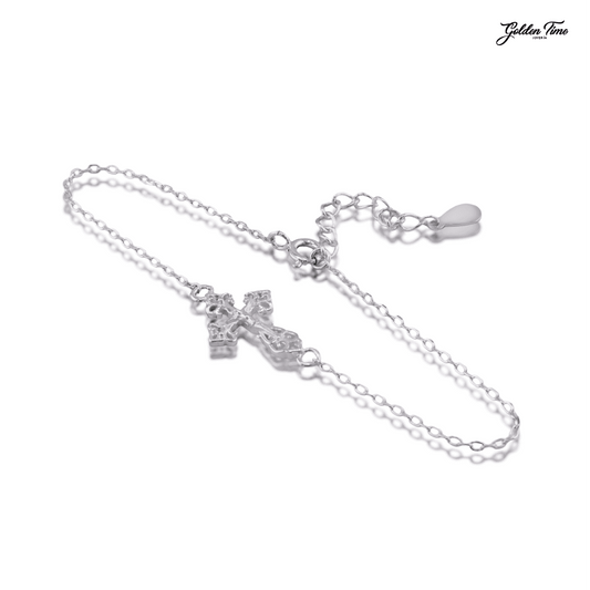 PULSERA CRUZ ÁUREA