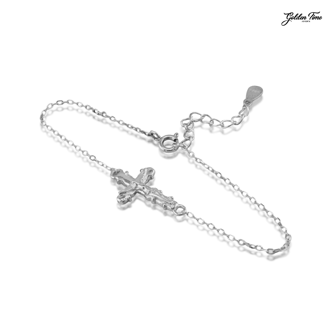PULSERA CRUZ FINA