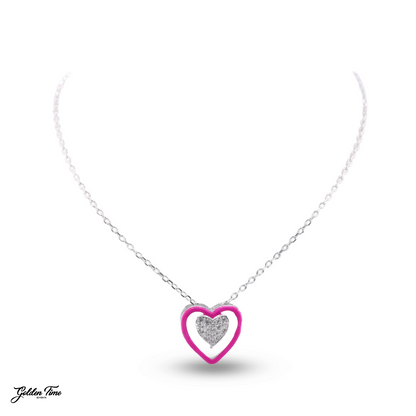 CADENA CORAZÓN AURA
