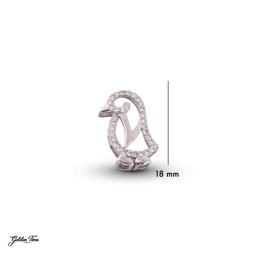 DIJE PINGÜINO EMPERADOR DE CRISTAL