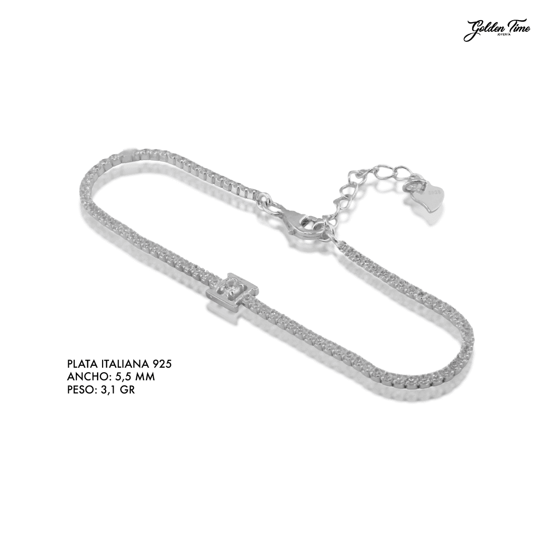 PULSERA TENIS REAL