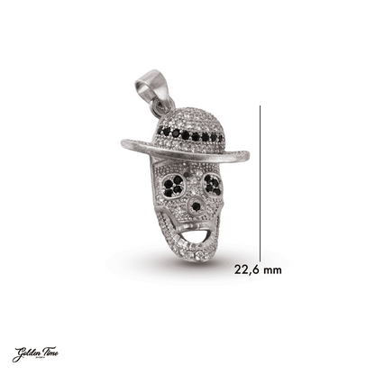 DIJE CALAVERA CATRÍN DE GALA