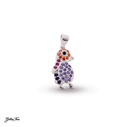 DIJE PINGÜINO MULTICOLOR ALEGRÍA