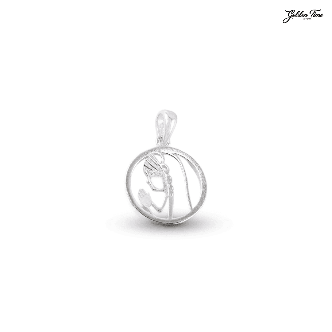 DIJE MEDALLA "VIRGEN EN ORACIÓN"