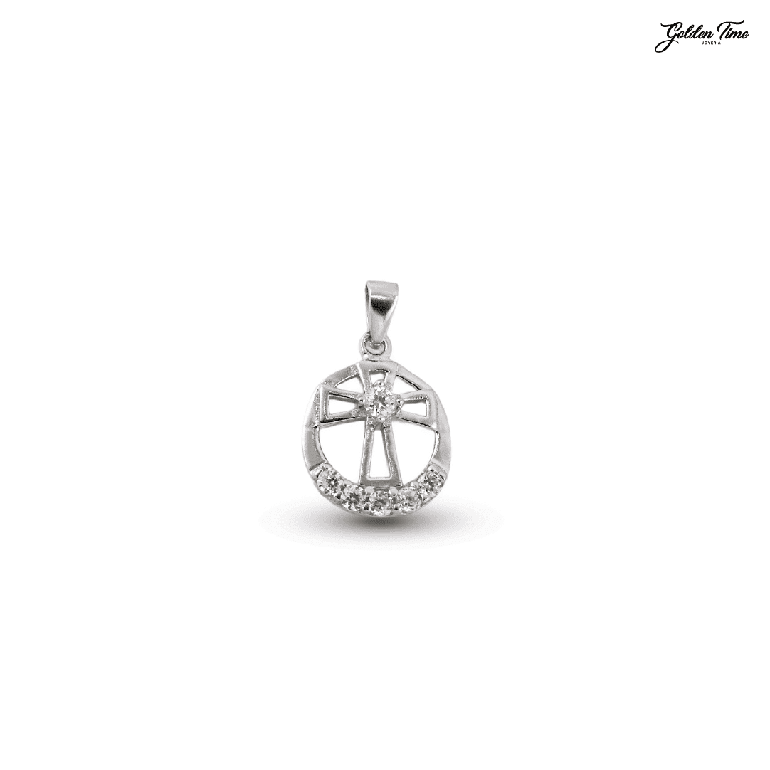 DIJE MEDALLA "CRUZ DE RESPLANDOR"