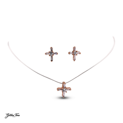 DIJE CRUZ SUTIL ROSE