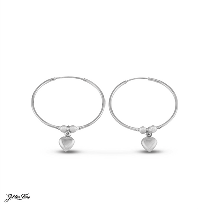 CANDONGAS CORAZÓN PLATA