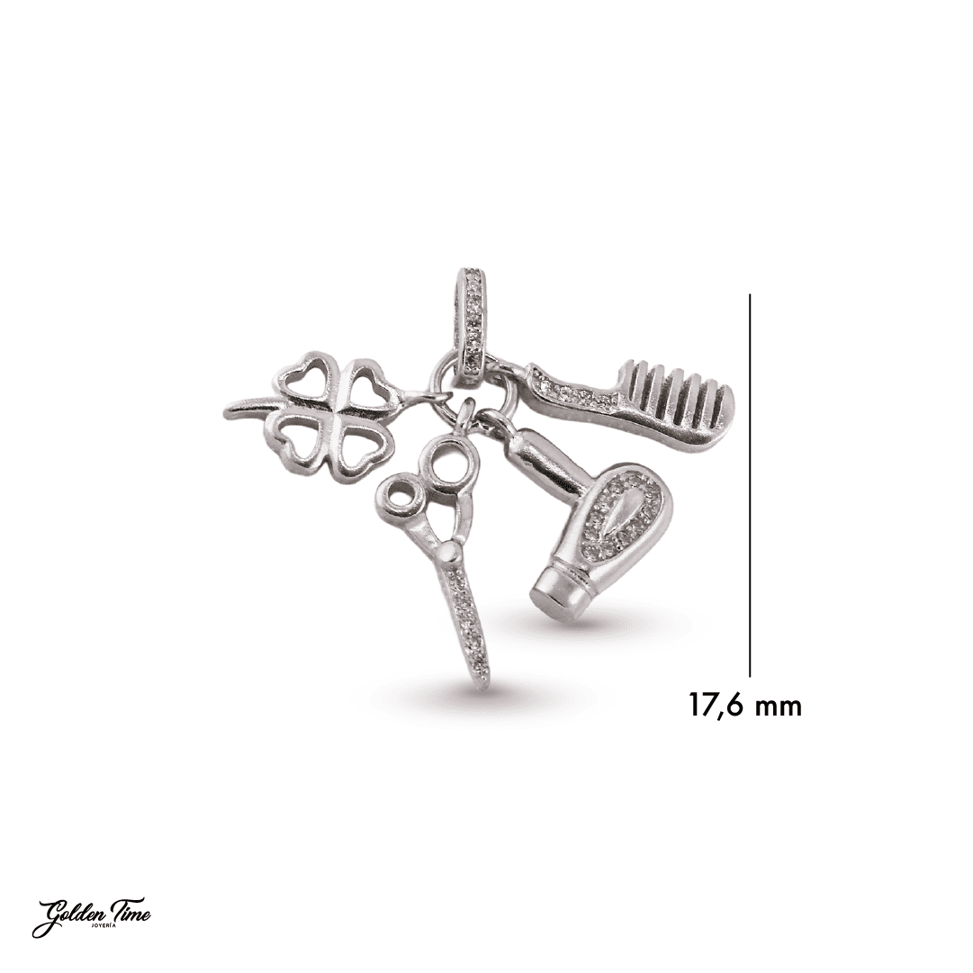 DIJE CHARM BELLEZA Y FORTUNA